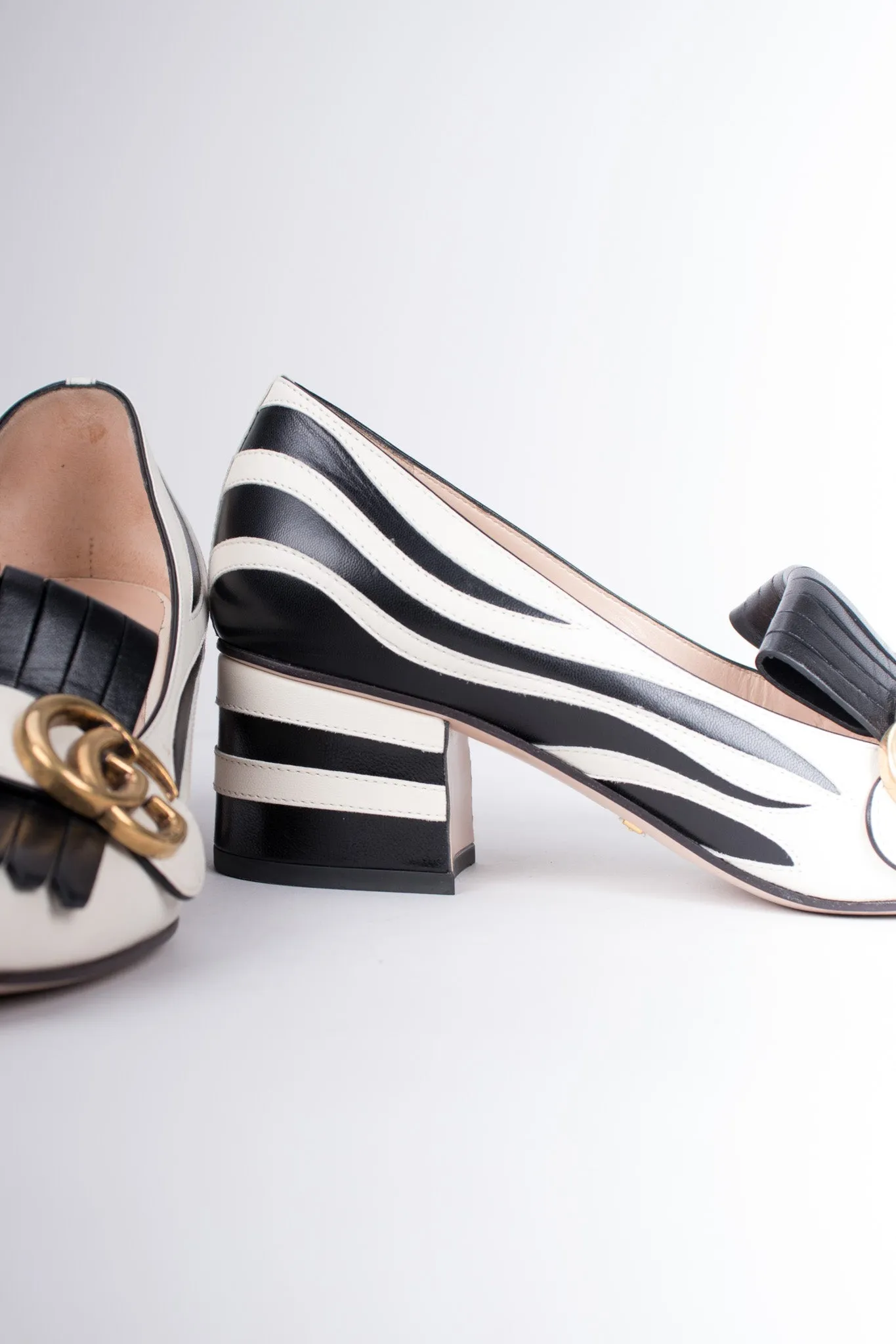 2017 Zebra Fringe Loafers