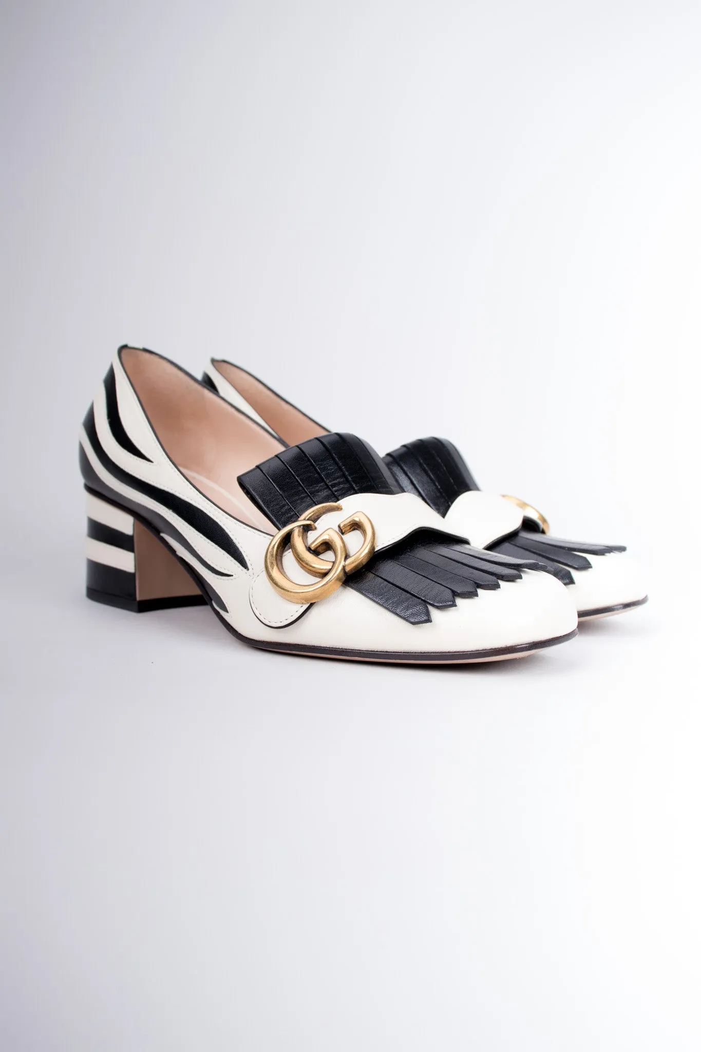 2017 Zebra Fringe Loafers