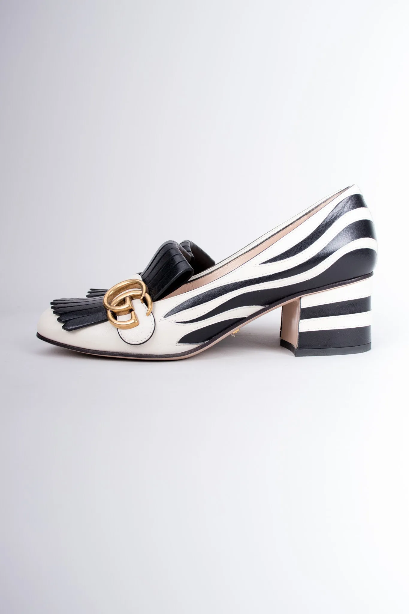 2017 Zebra Fringe Loafers