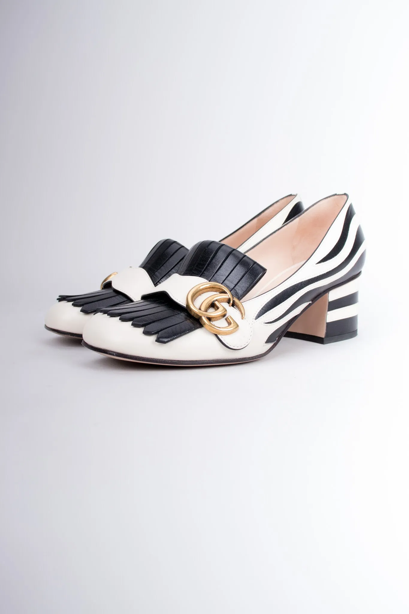 2017 Zebra Fringe Loafers