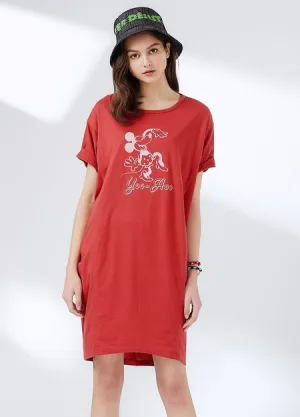211808R Disney Darling Minnie Long Maternity Blouse