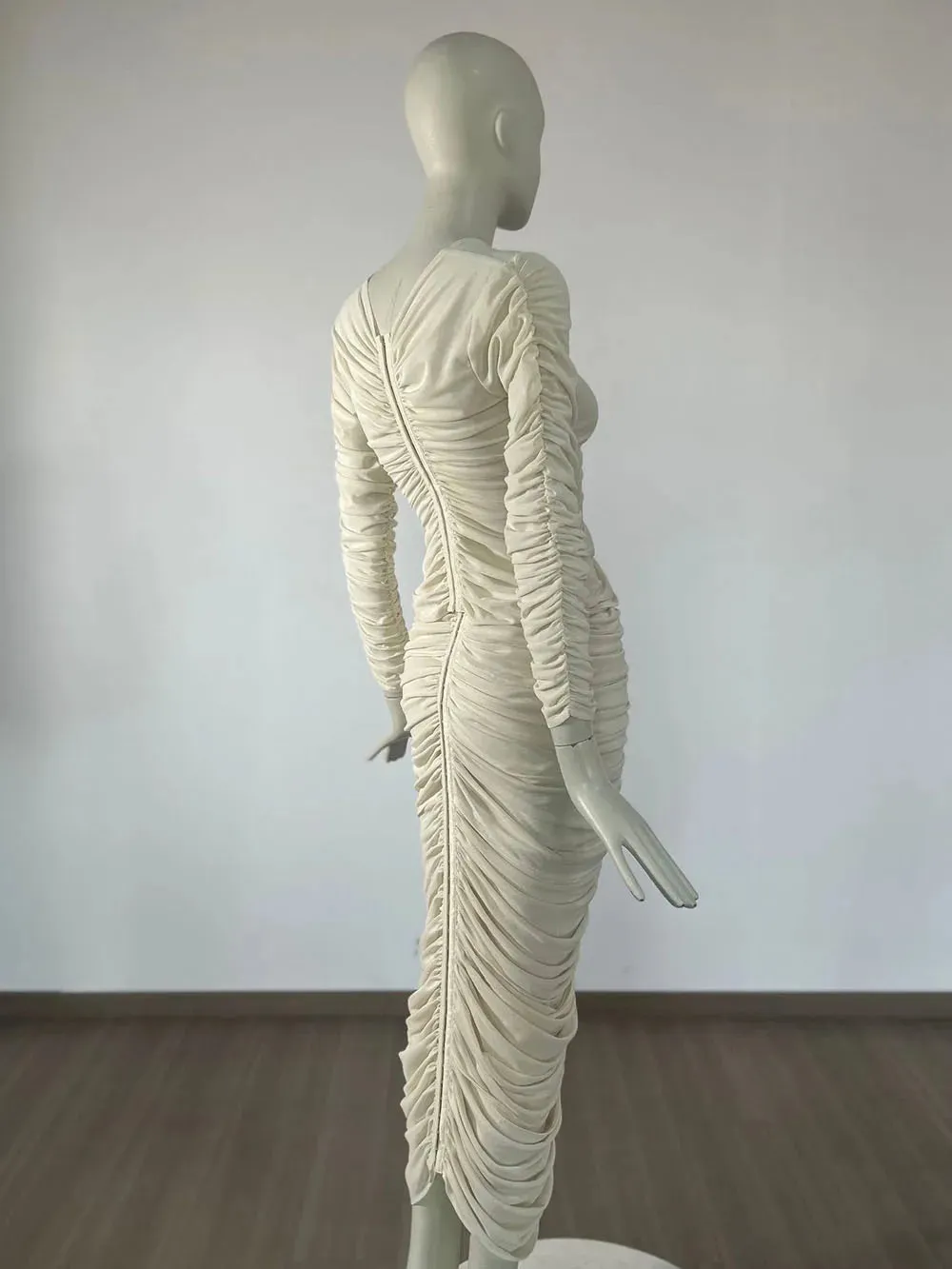 3D Floral Long Sleeved Mesh
