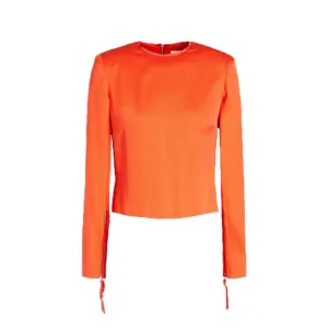 Aisha Long Sleeve Top - Orange