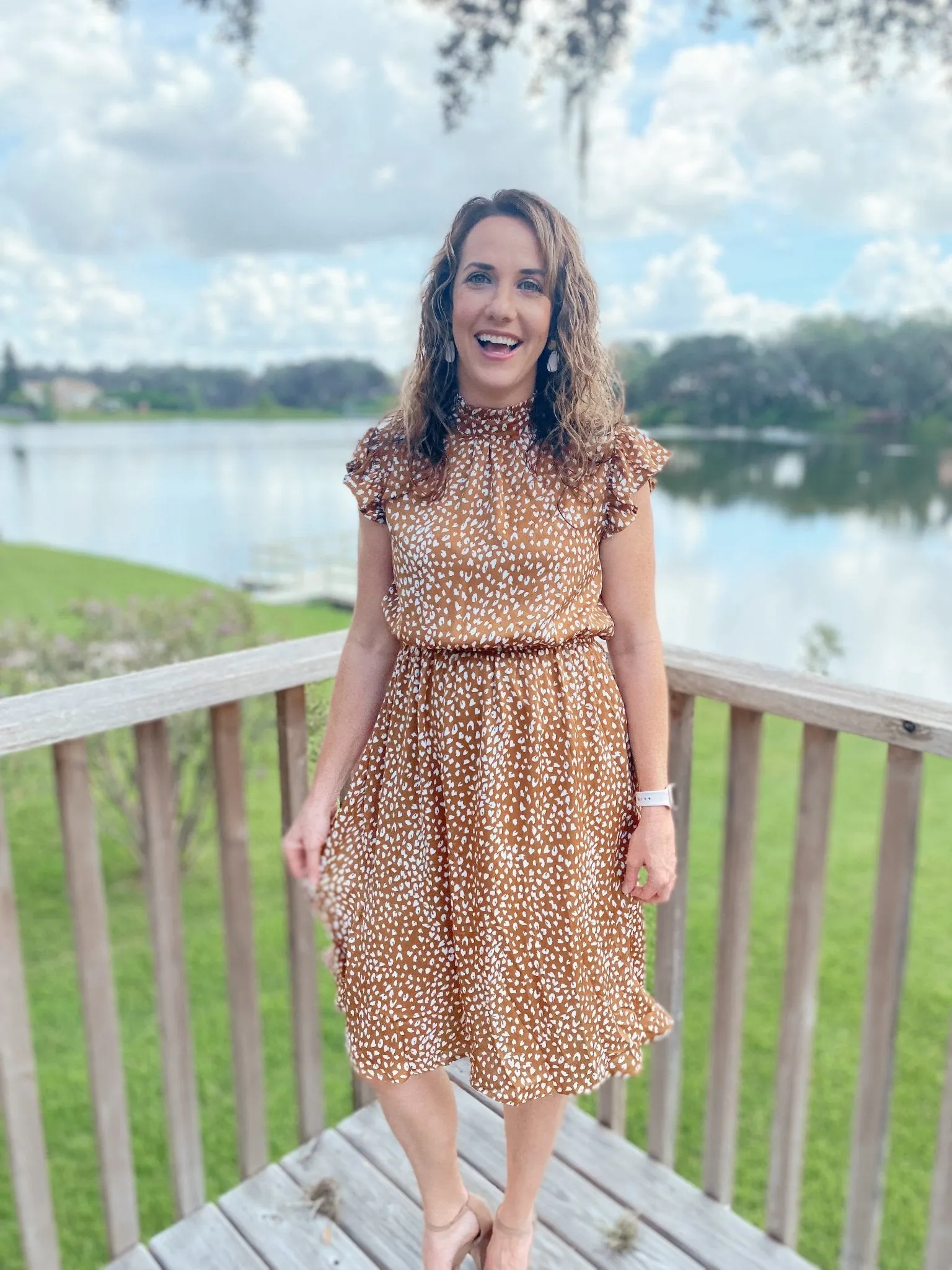 Angelina Animal Print Dress