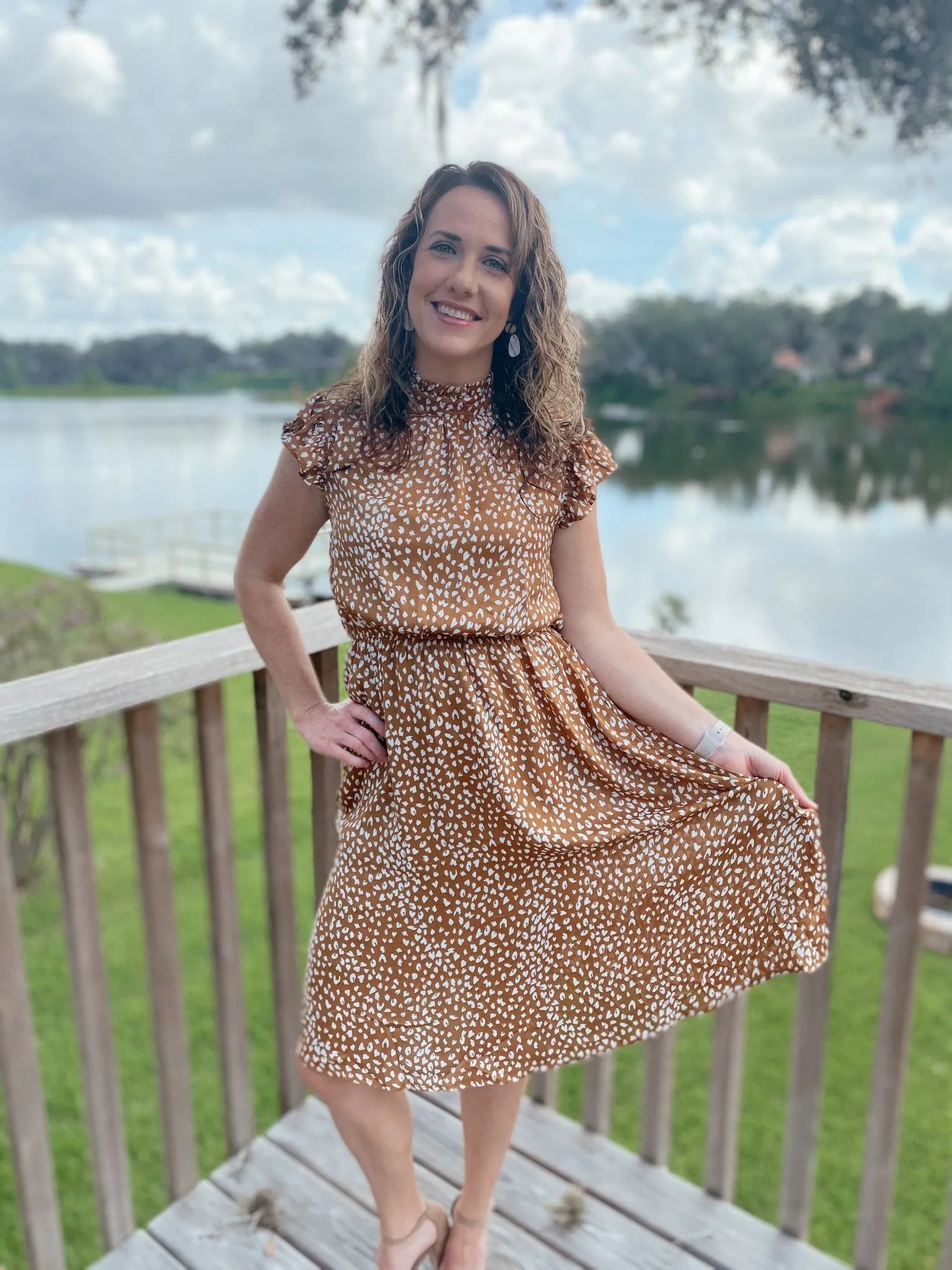 Angelina Animal Print Dress