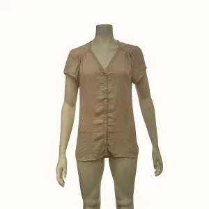 Antialia Femme Sheer Pretty pink blouse size Medium