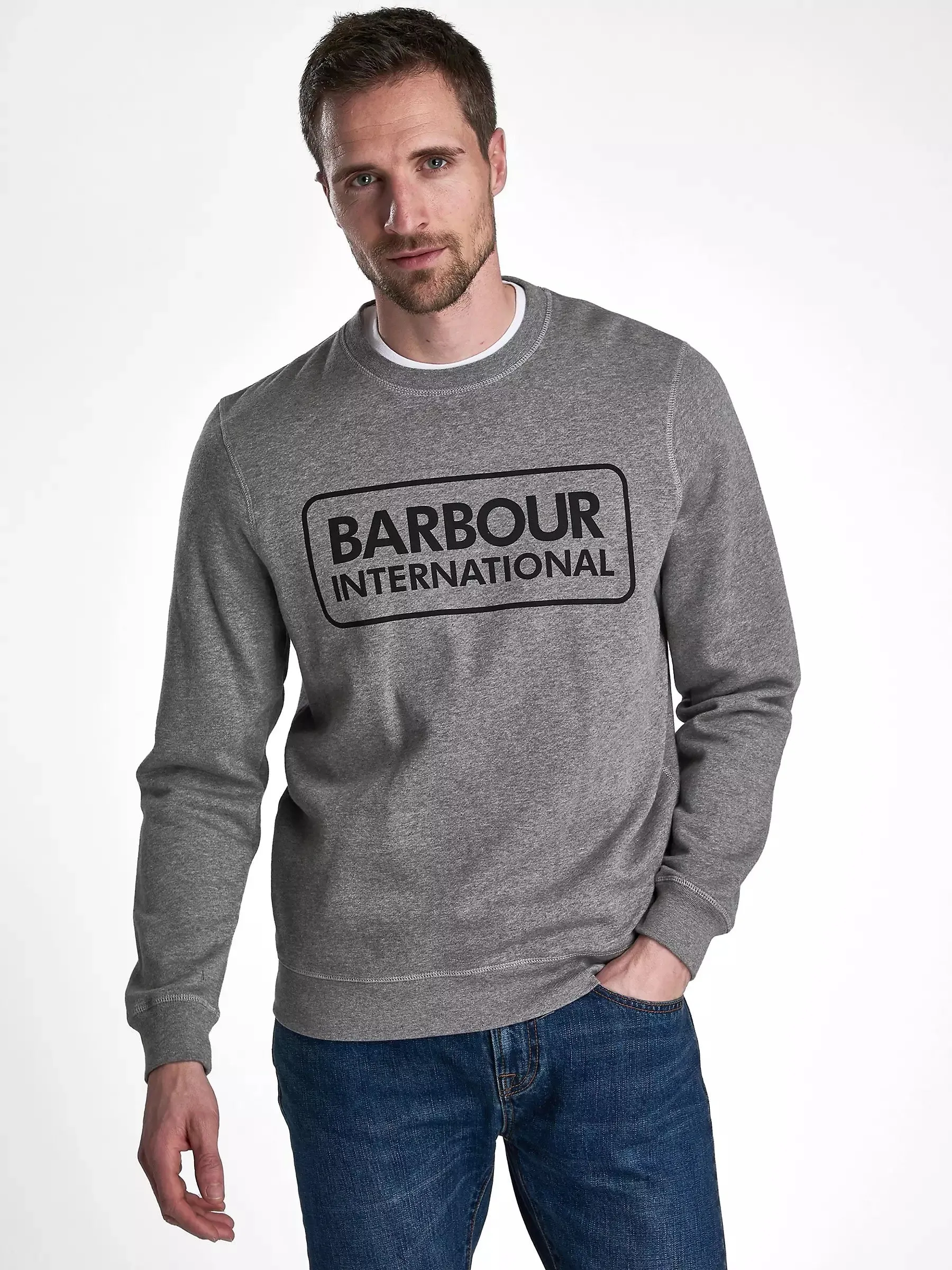 Barbour International Mens Large Logo Sweatshirts