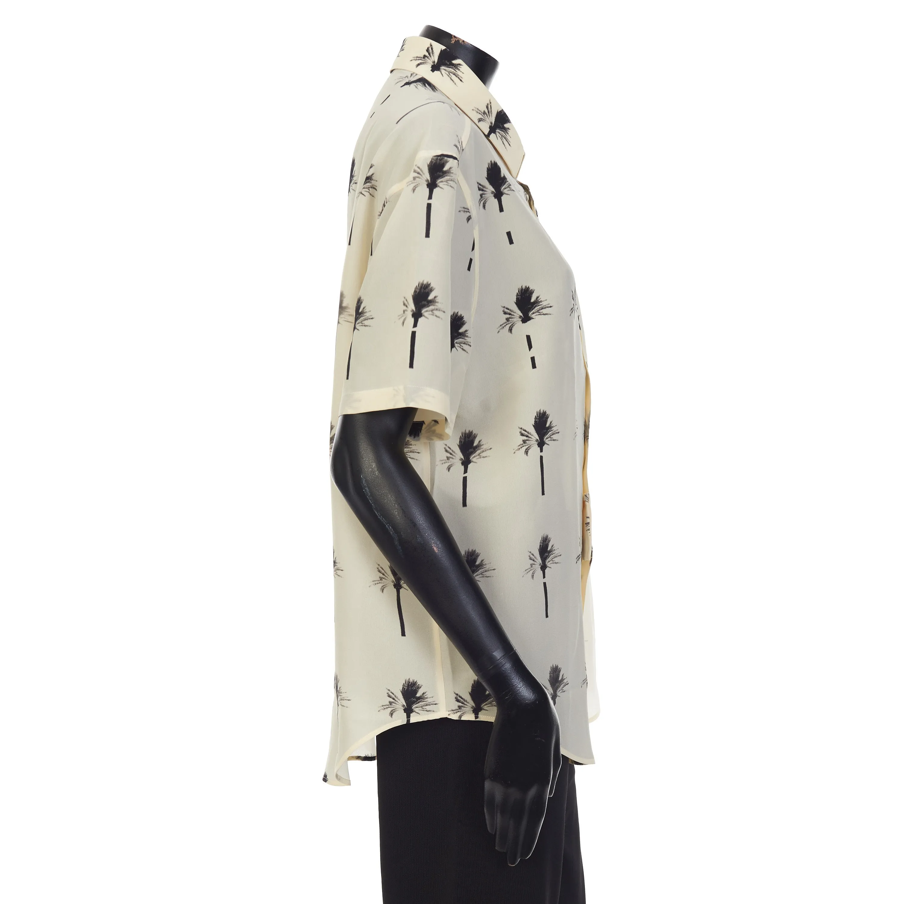 Beige Silk Paradise Shirt