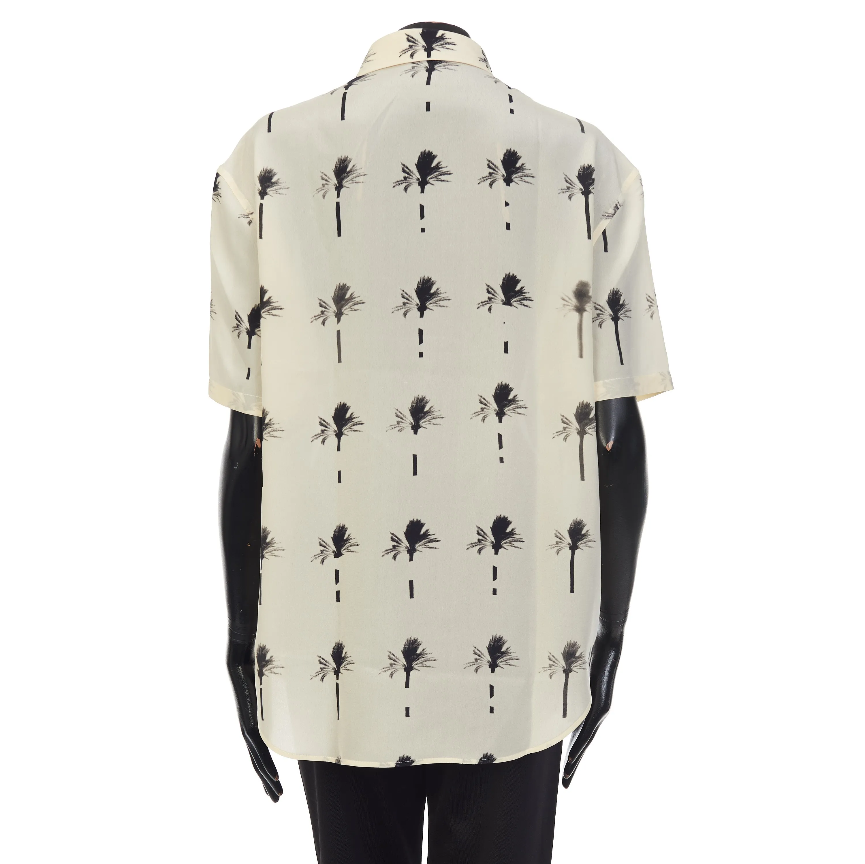 Beige Silk Paradise Shirt