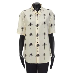 Beige Silk Paradise Shirt