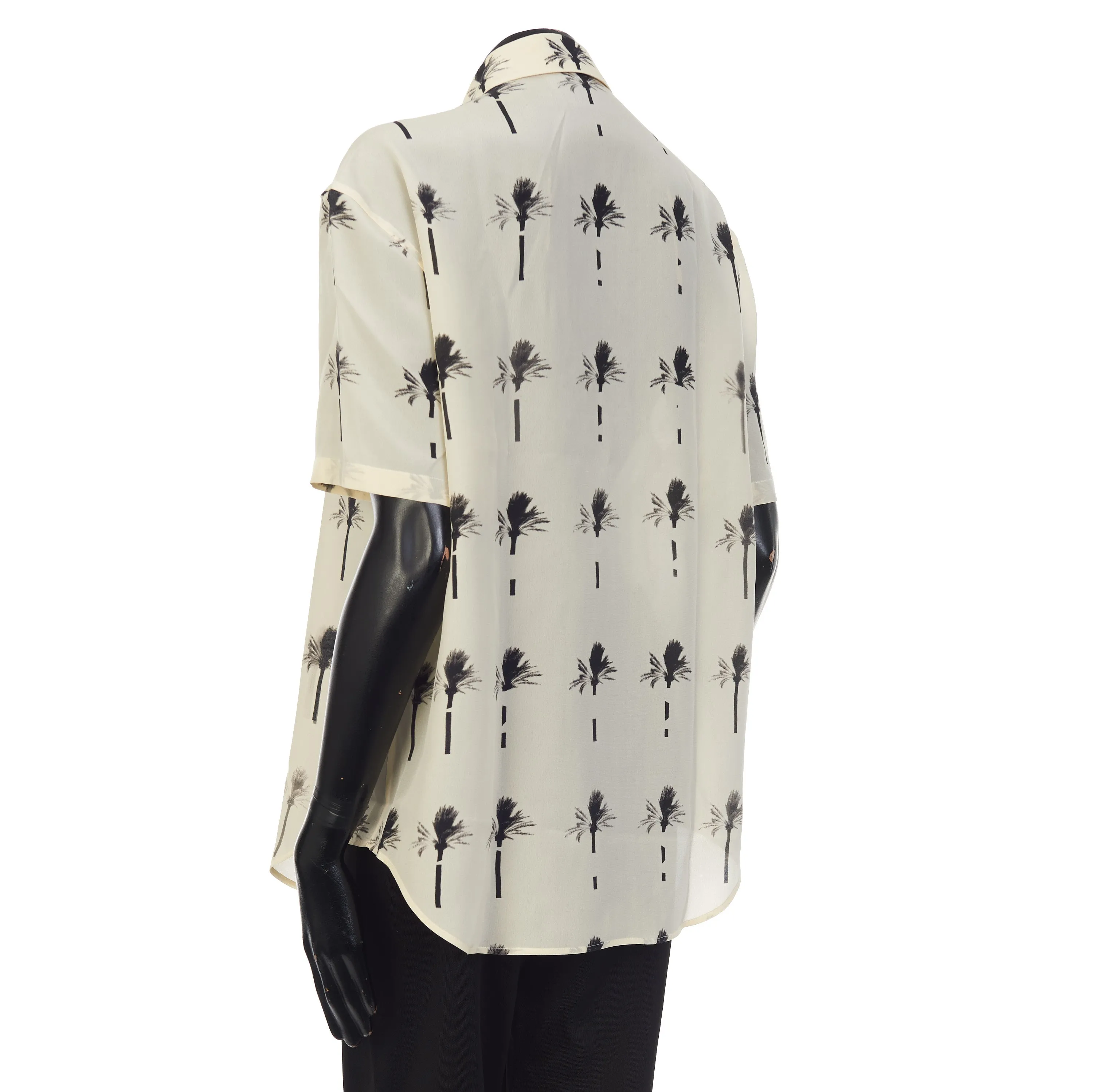 Beige Silk Paradise Shirt