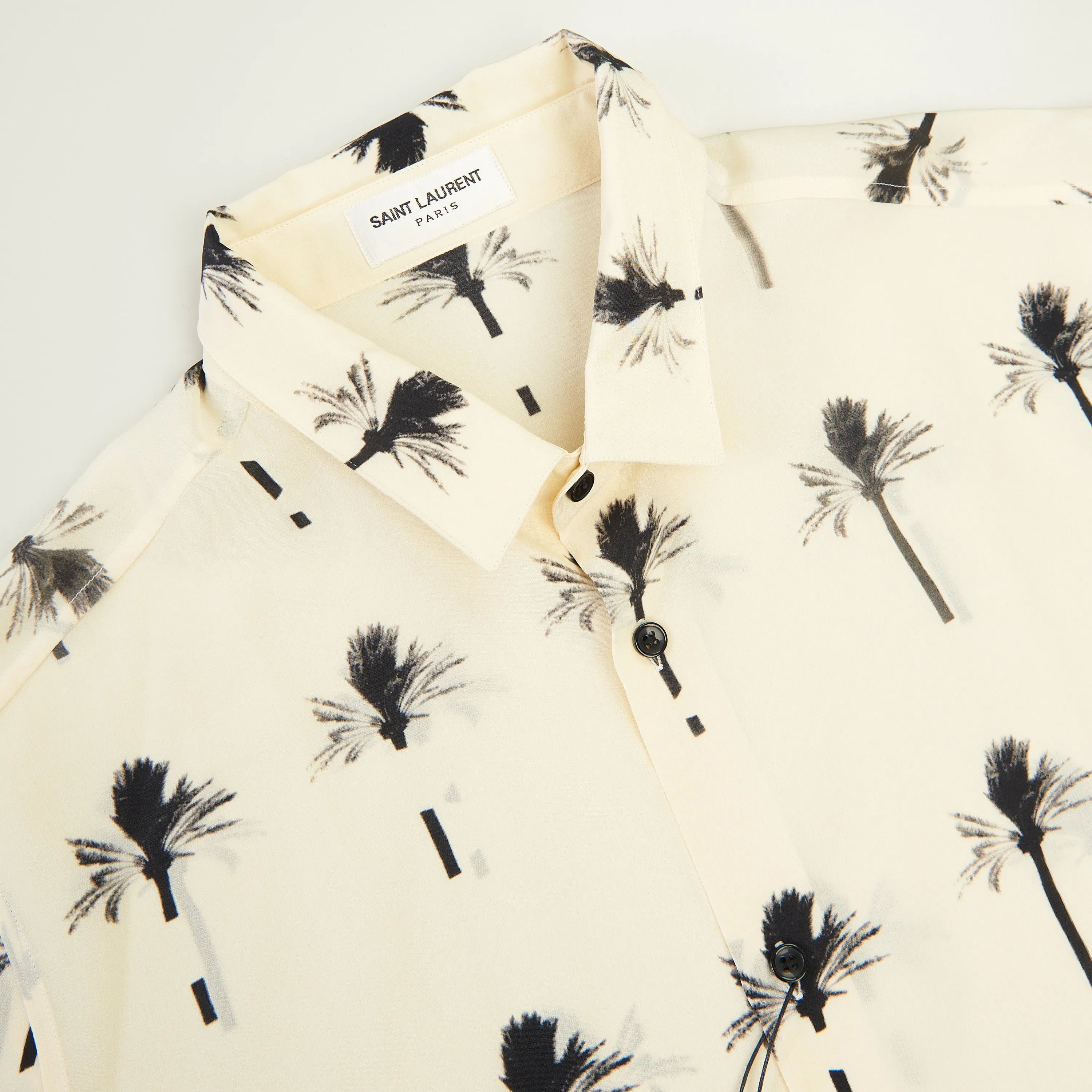 Beige Silk Paradise Shirt