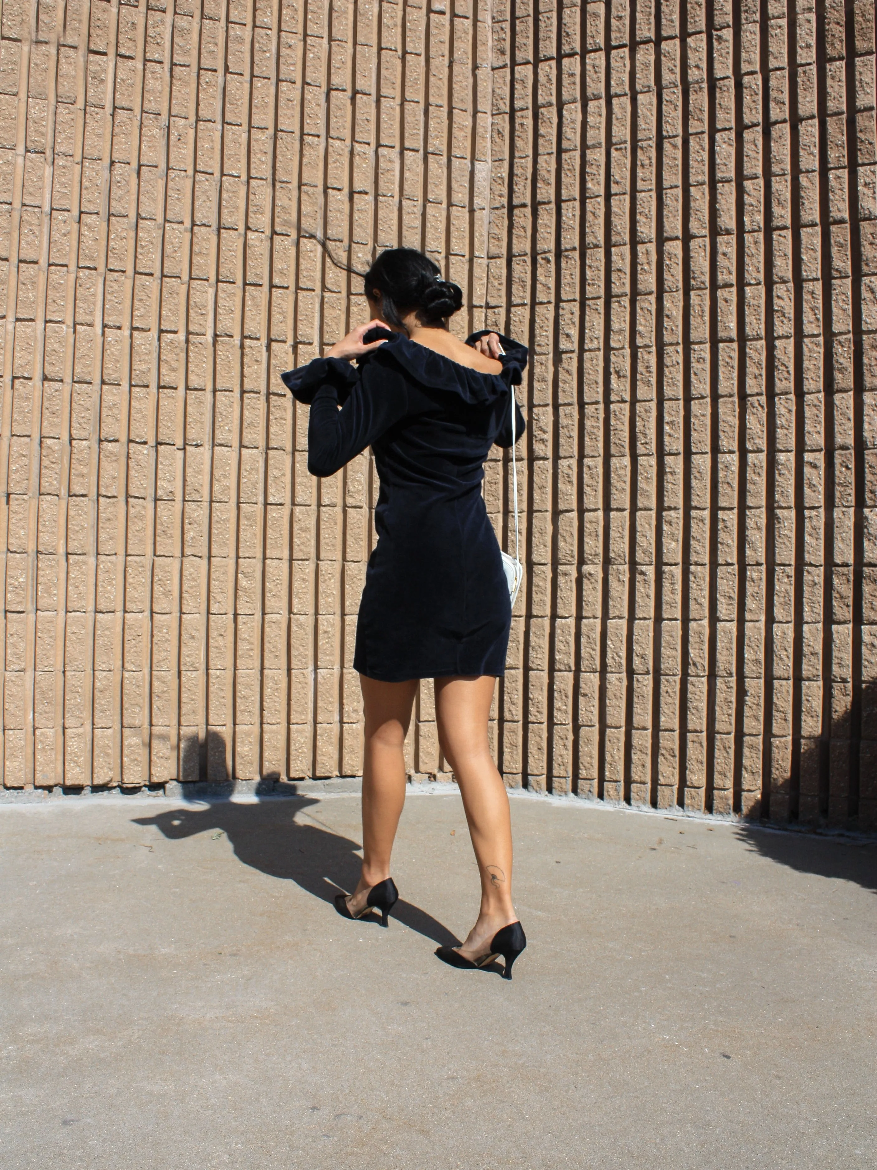 Betsey Johnson Punk Label Velvet Minidress