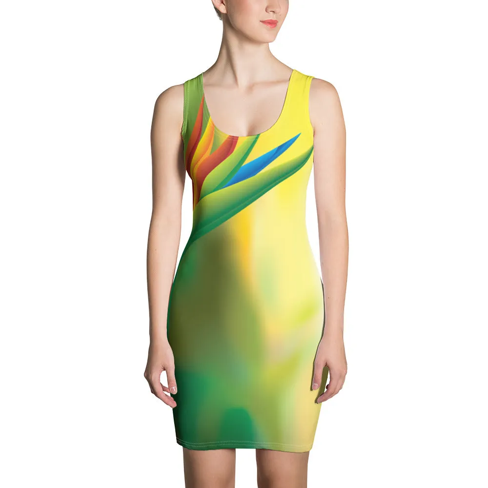 Birds of Paradise - Printed Dress