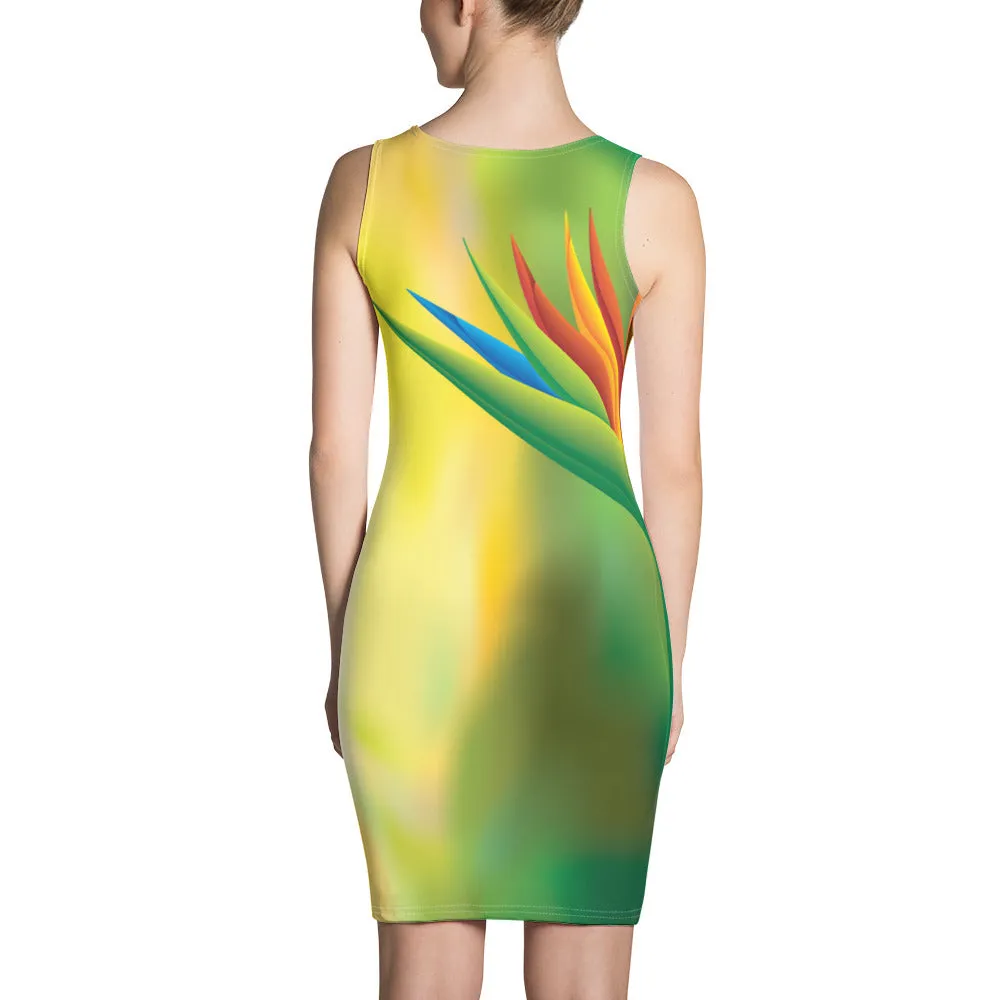 Birds of Paradise - Printed Dress