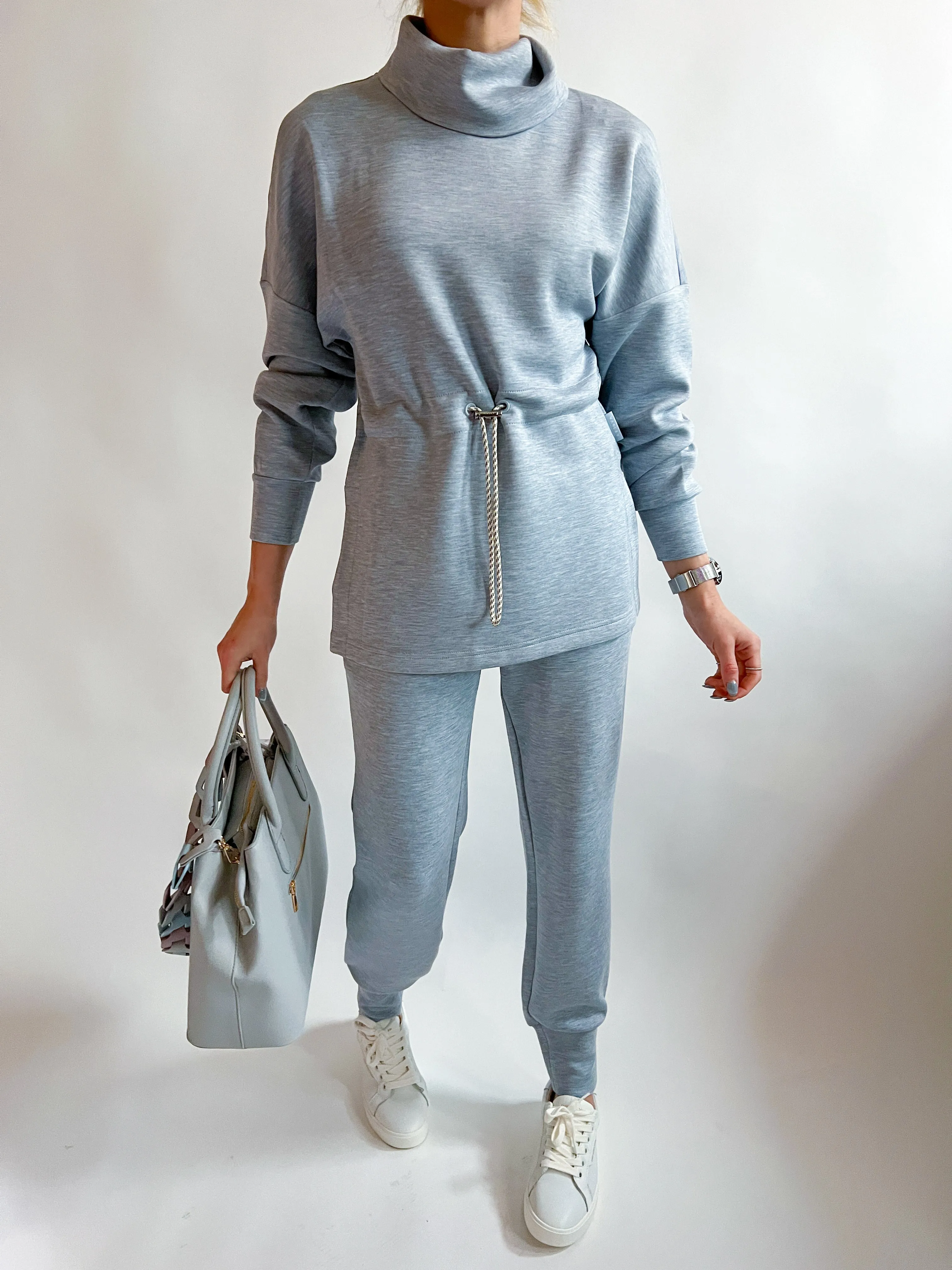 Blue Marl Freya Sweatshirt