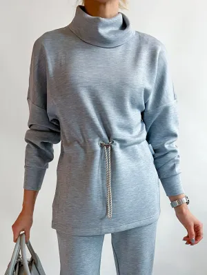 Blue Marl Freya Sweatshirt