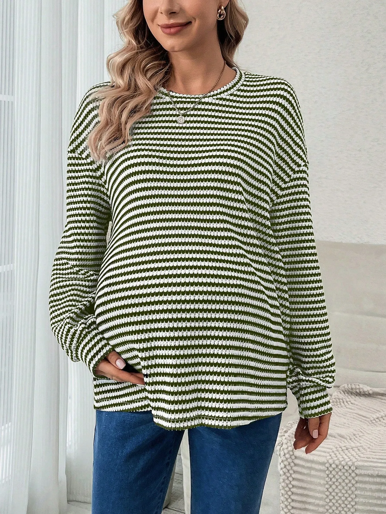 Camiseta de Maternidad Holgada Cherry Vibes en
