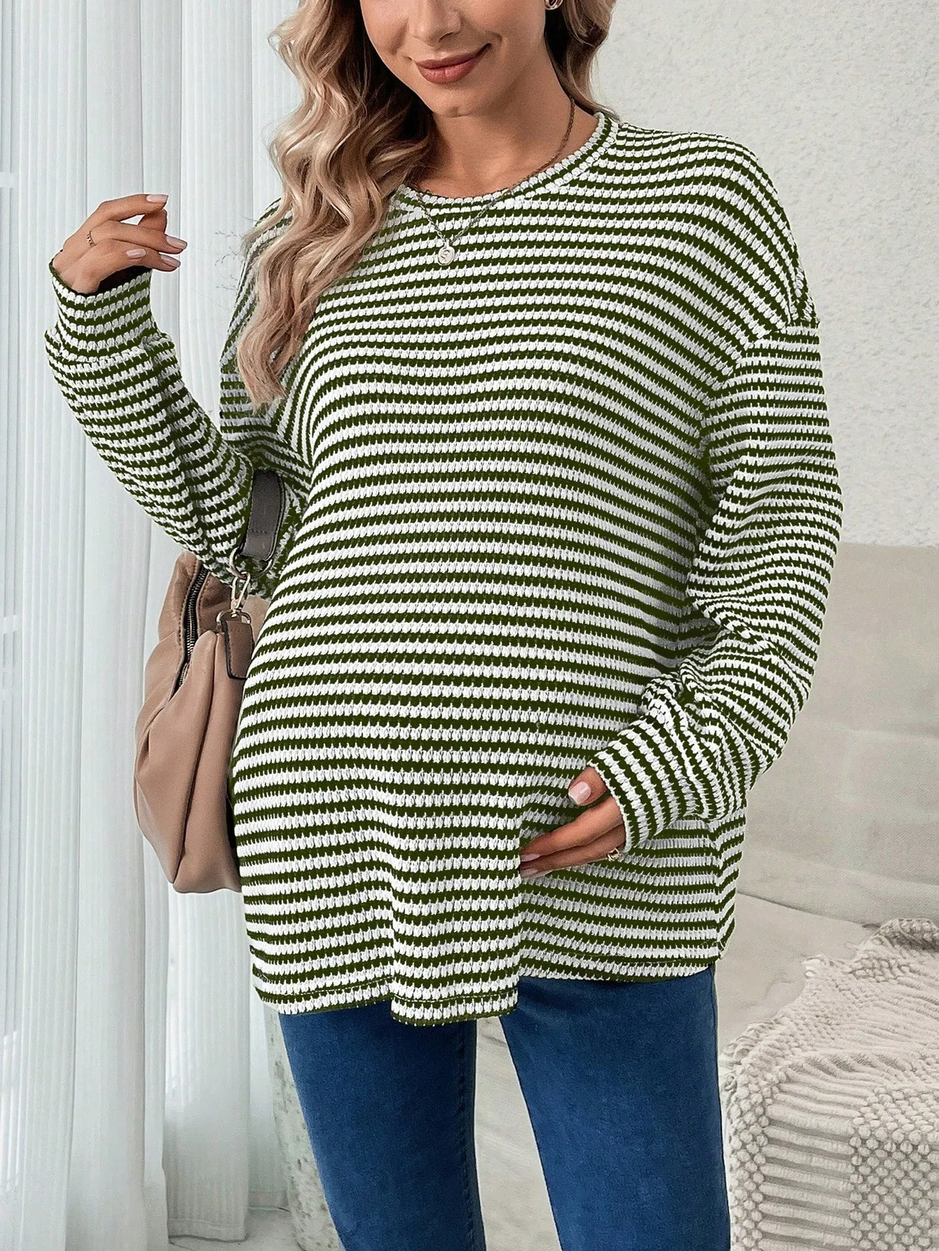 Camiseta de Maternidad Holgada Cherry Vibes en
