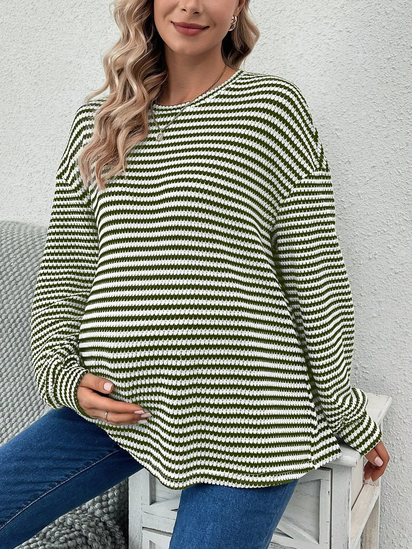 Camiseta de Maternidad Holgada Cherry Vibes en