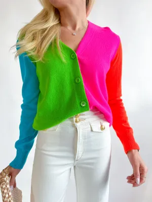 Casdi Colorblock Cardi Top