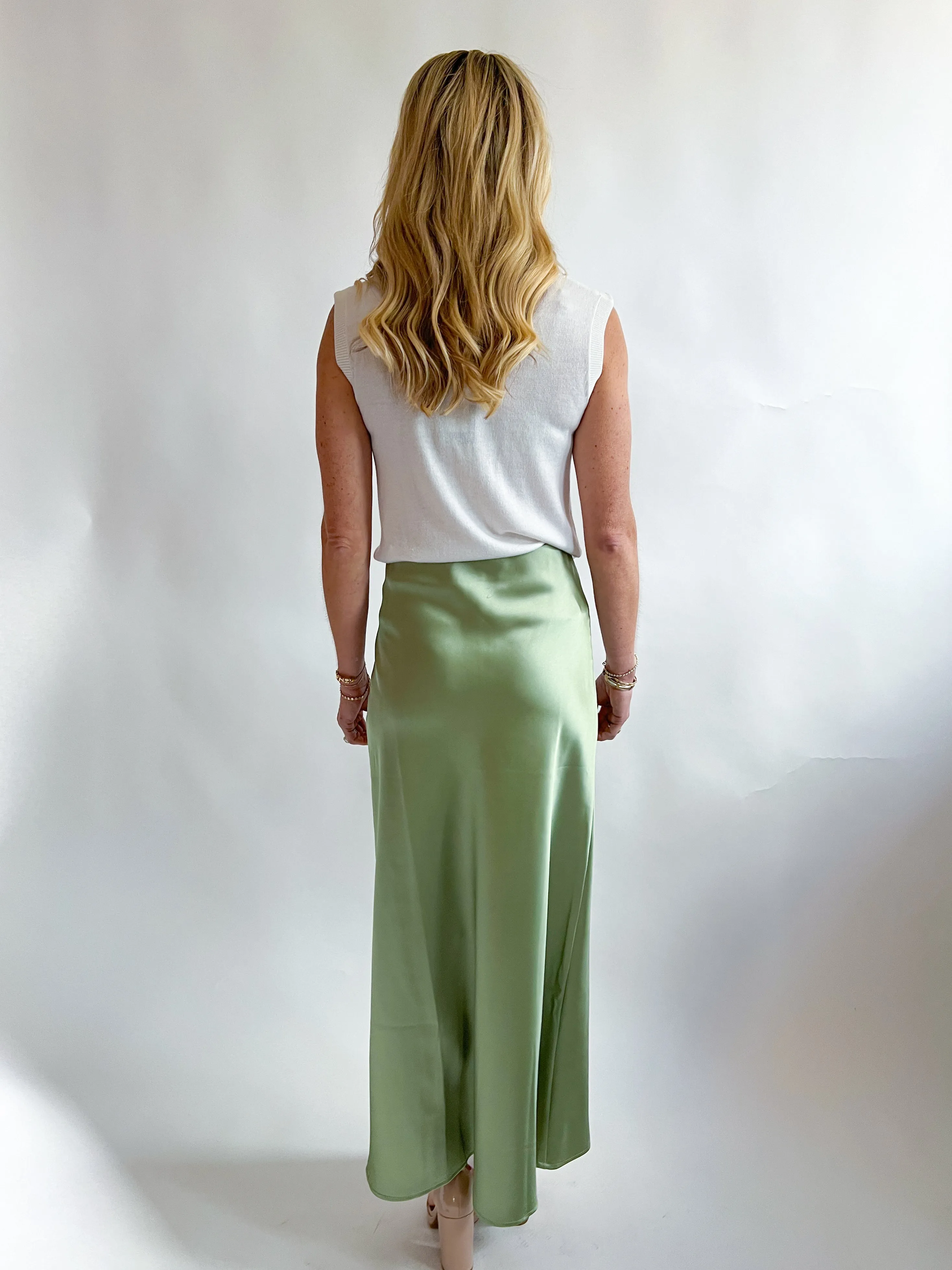 Cashmere Blend Shoulder Vest