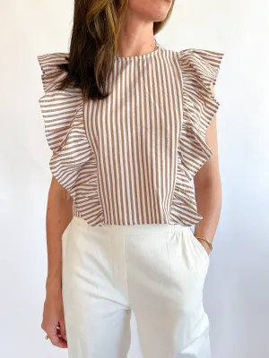 Cesar Ruffle Top