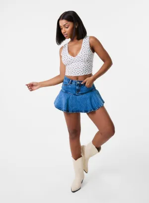 Cherry Lace Crop Top