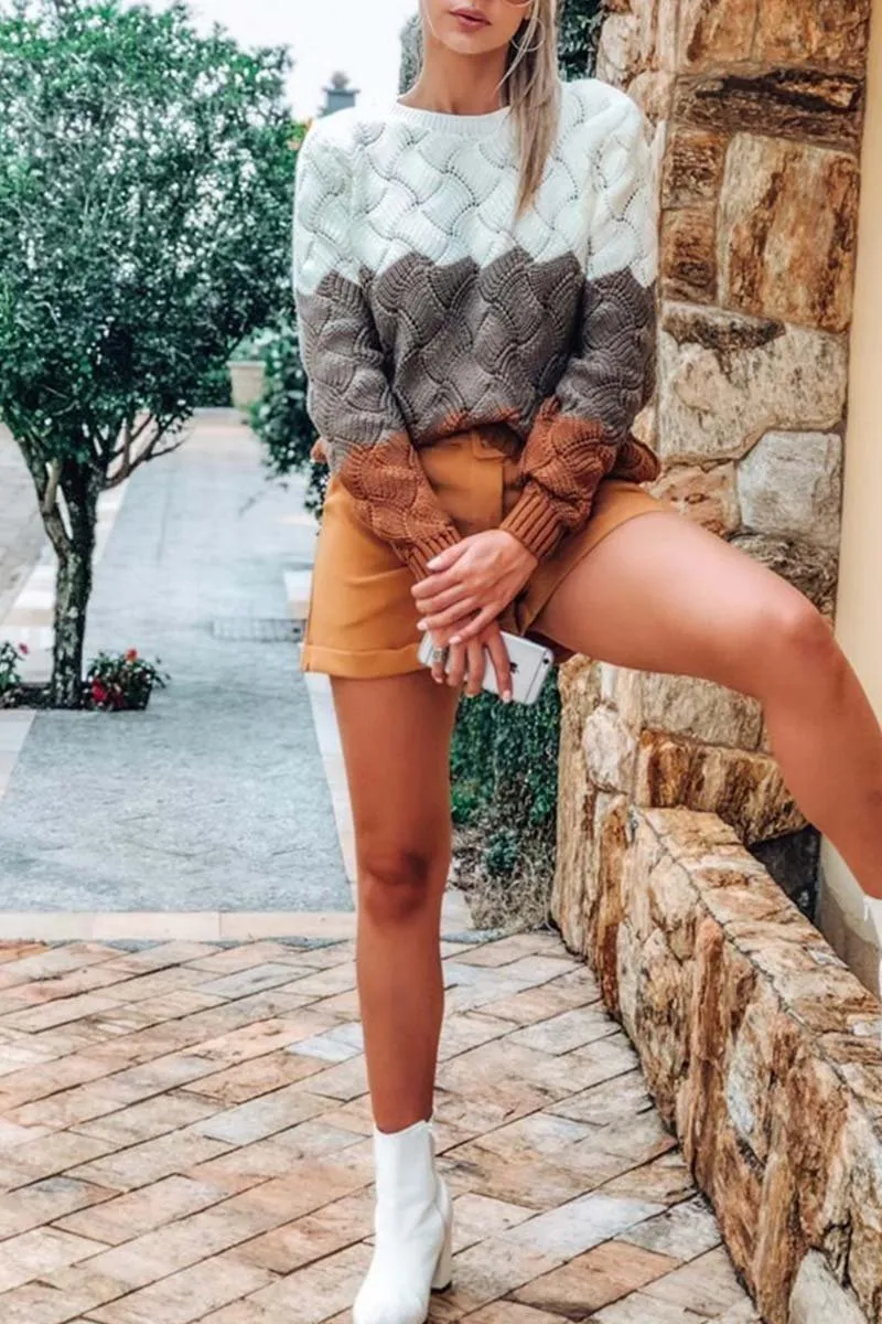 Chicindress O Neck Knit Sweaters