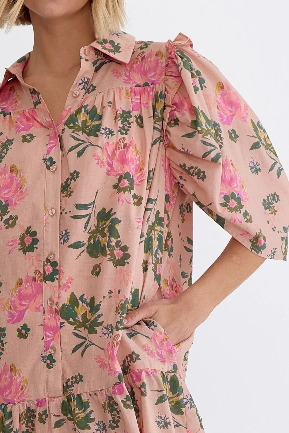 Collard Mini Dress