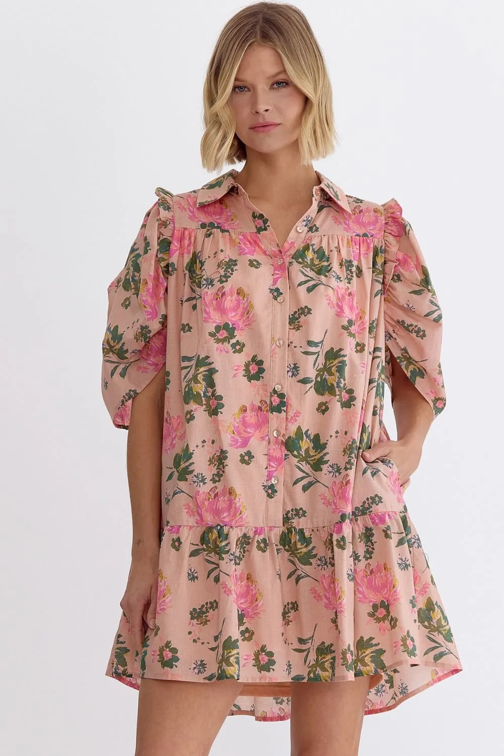 Collard Mini Dress
