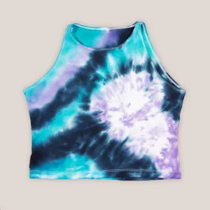 Colorado Dusk Tie Dye Crop Top