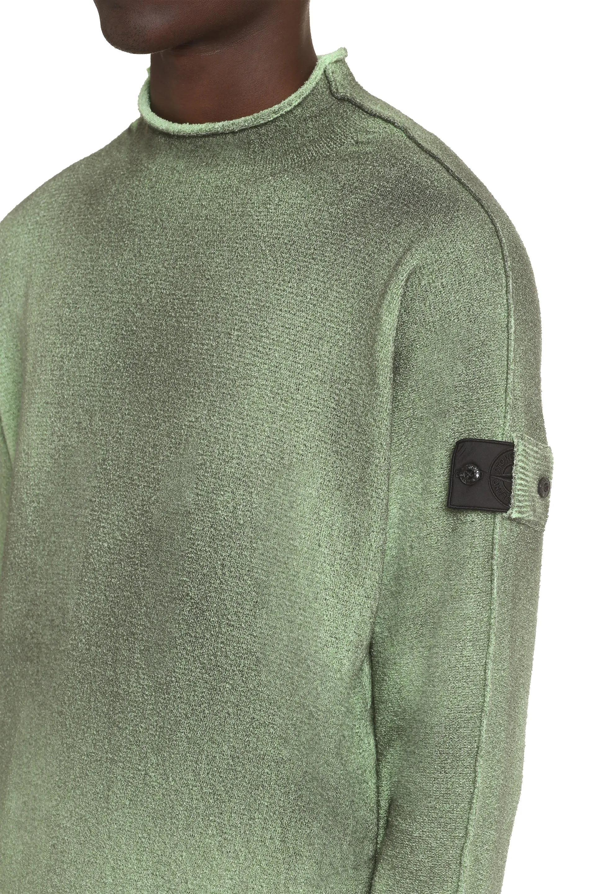 Cotton-nylon blend sweater