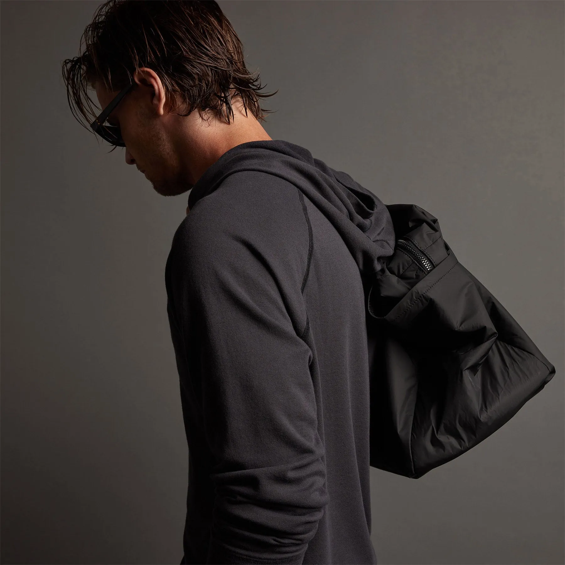 Crisp Cotton Terry Hoodie - Magma