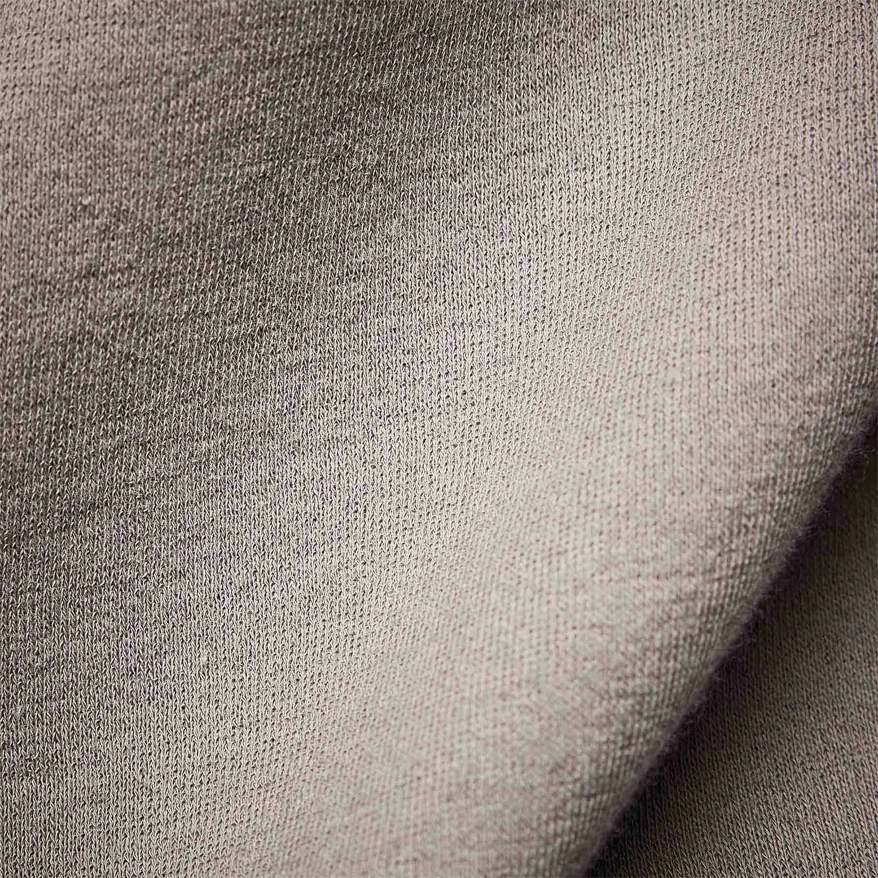 Crisp Cotton Terry Hoodie - Silver Grey