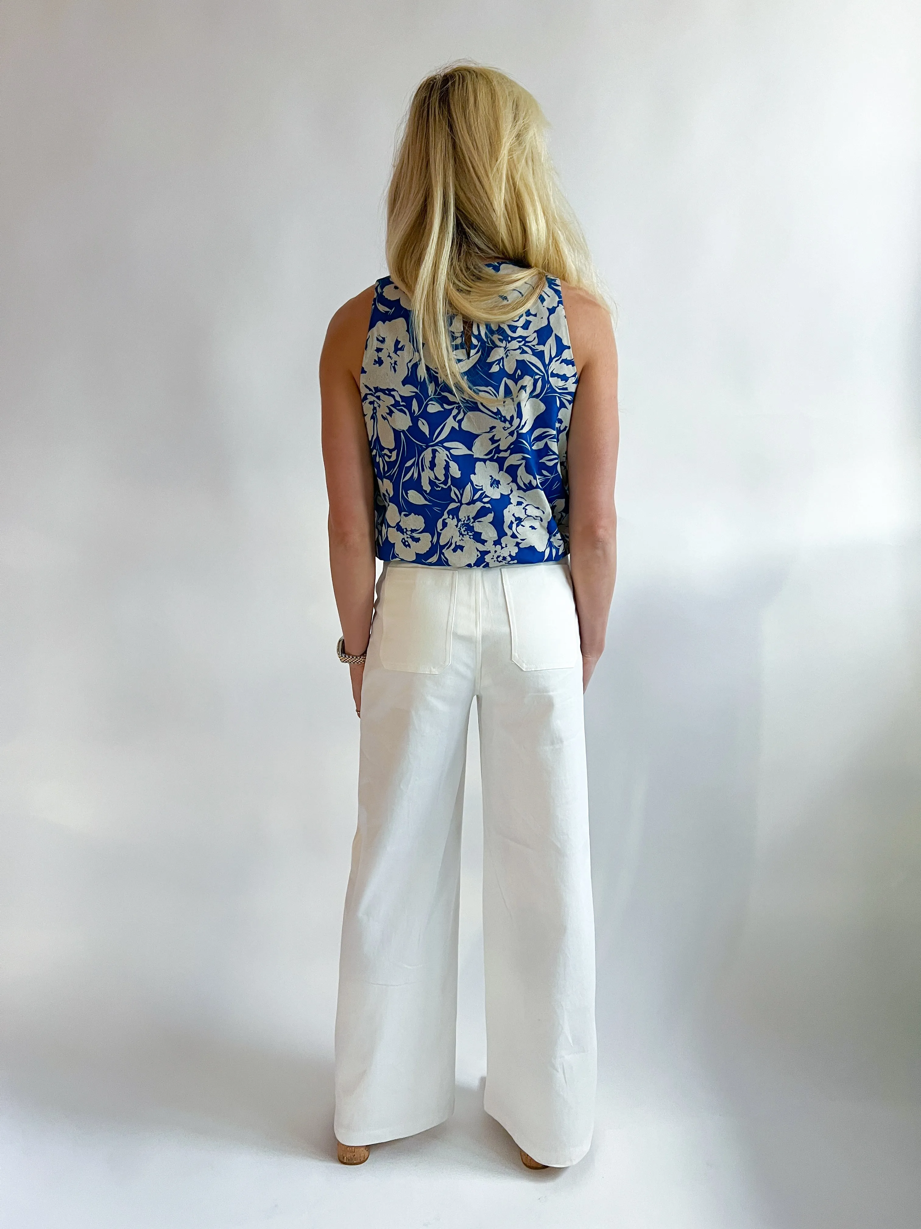 Devon Print Bubble Blouse