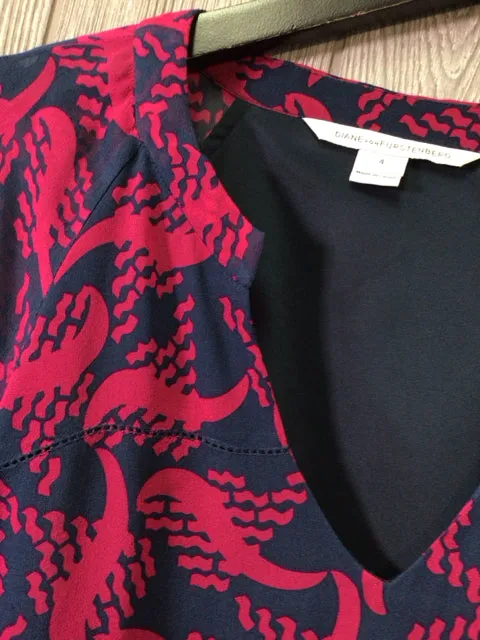 Diane von Furstenberg Blouse Size 4