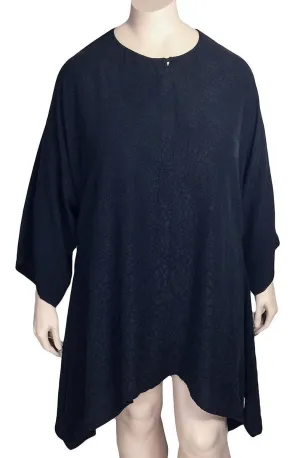 Dressori Black Silk Trapeze Blouse