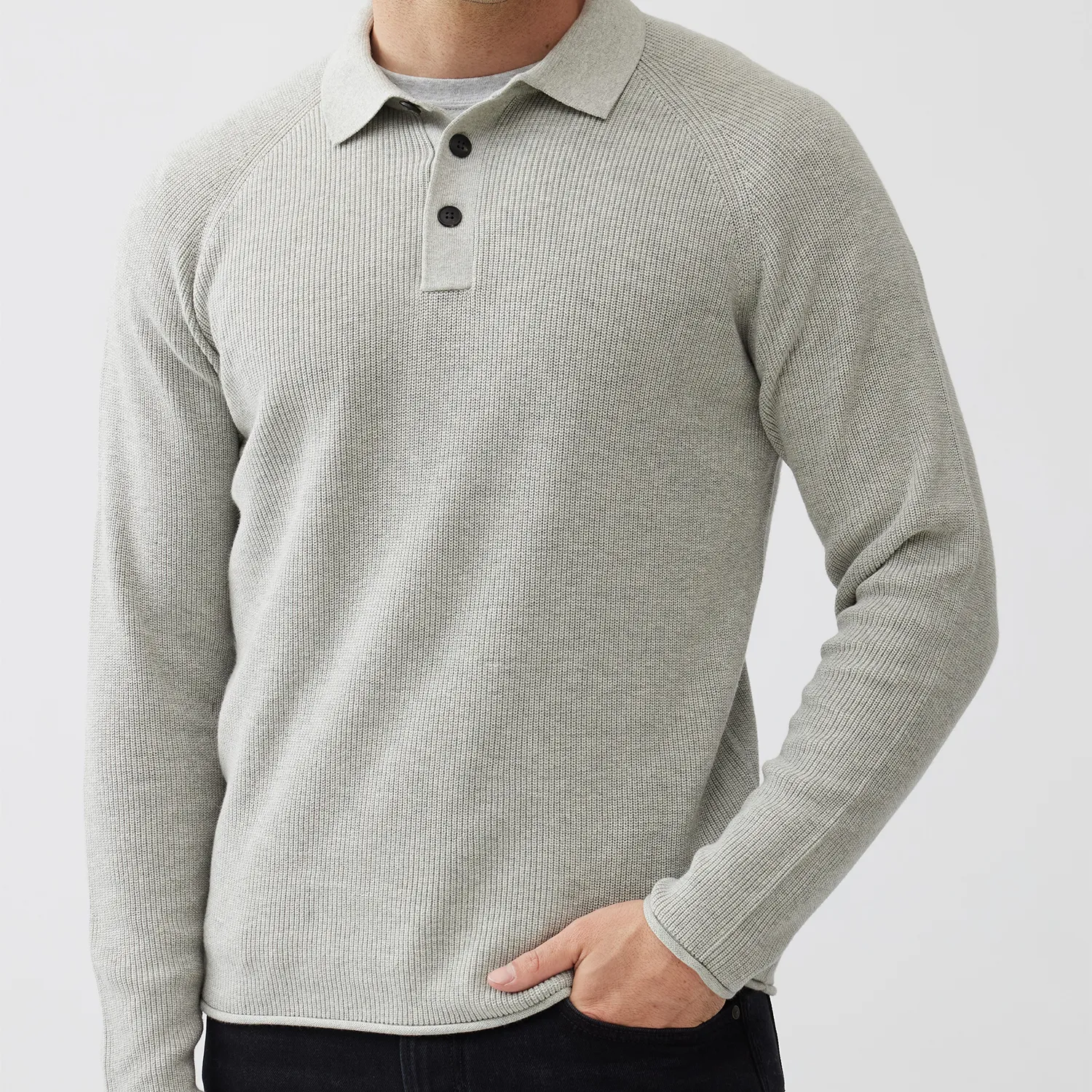 Eastern Bush Pullover Sweater - Grey Marle
