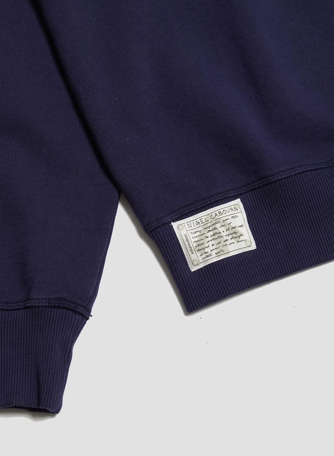Embroidered Arrow Crew Sweatshirt in Royal Blue