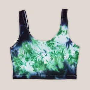 Emerald Tie Dye Crop Tank