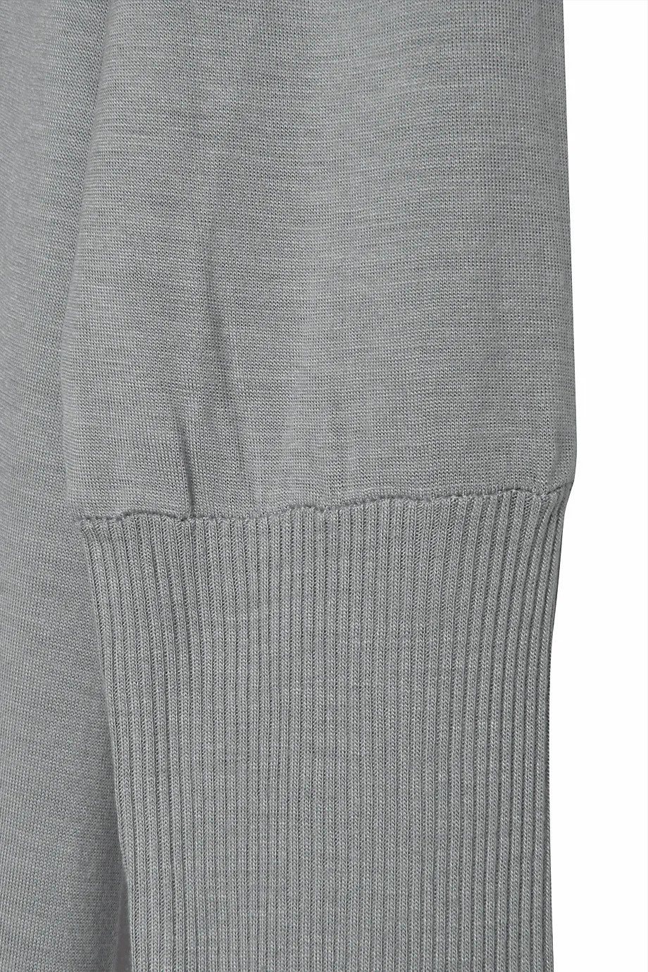 ENZA COSTA FROST Cuffed Grey Top