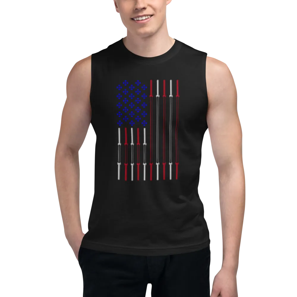 Fitness Flag | Men's Sleeveless Performance Tee