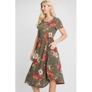 Floral Perfection-Olive Floral