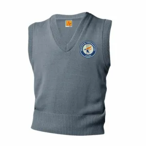 FPA Unisex Classic V-Neck Pullover Vest Heather Grey (Optional)
