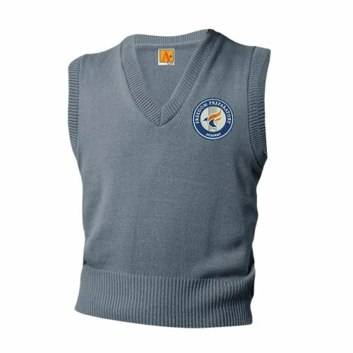 FPA Unisex Classic V-Neck Pullover Vest Heather Grey (Optional)