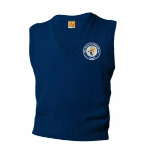FPA Unisex Classic V-Neck Pullover Vest Navy (Optional)