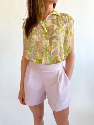Frill Floral Top