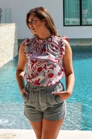 Frills & Thrills Sleeveless Blouse