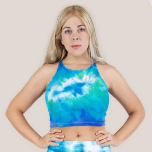 Galapagos Islands Tie Dye Crop Top